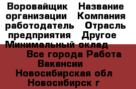 Воровайщик › Название организации ­ Компания-работодатель › Отрасль предприятия ­ Другое › Минимальный оклад ­ 30 000 - Все города Работа » Вакансии   . Новосибирская обл.,Новосибирск г.